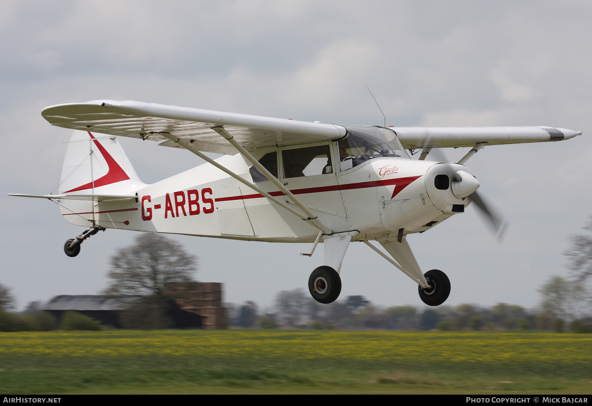 Aircraft Photo of G-ARBS | Piper PA-22/20-160 Pacer | AirHistory.net #308602