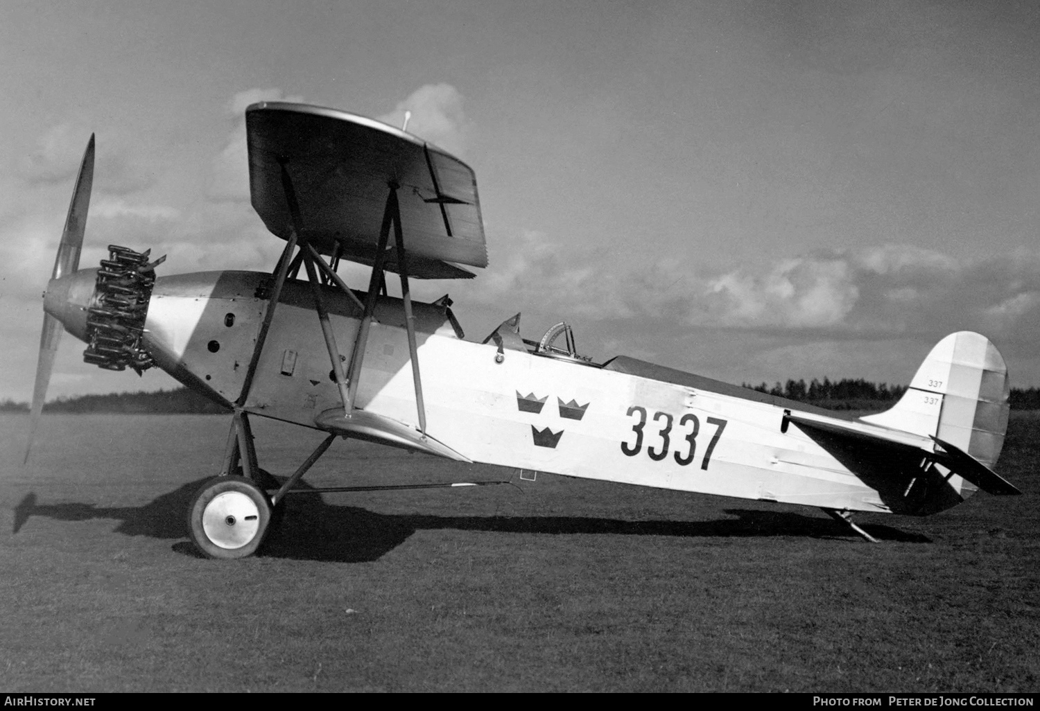 Aircraft Photo of 337 / 3337 | Fokker S6 (C.VE) | Sweden - Air Force | AirHistory.net #308606