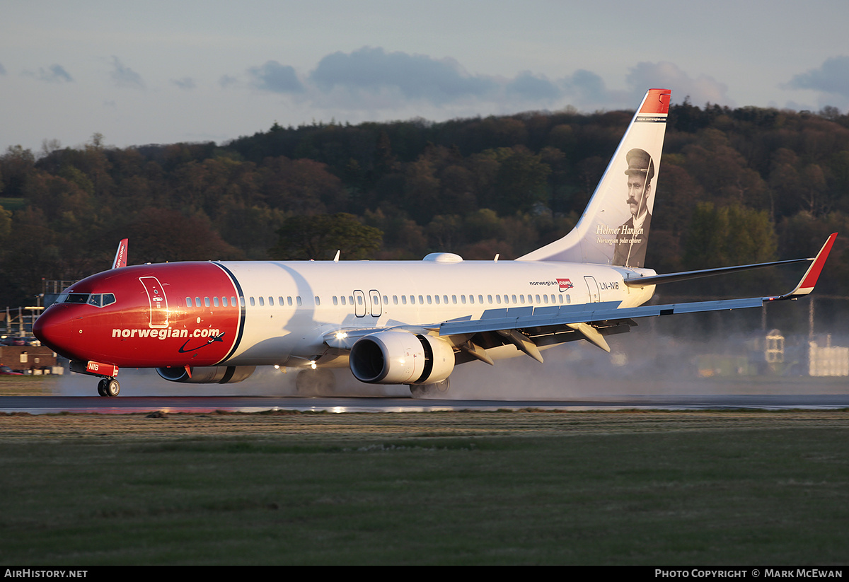 Aircraft Photo of LN-NIB | Boeing 737-86J | Norwegian | AirHistory.net #308621