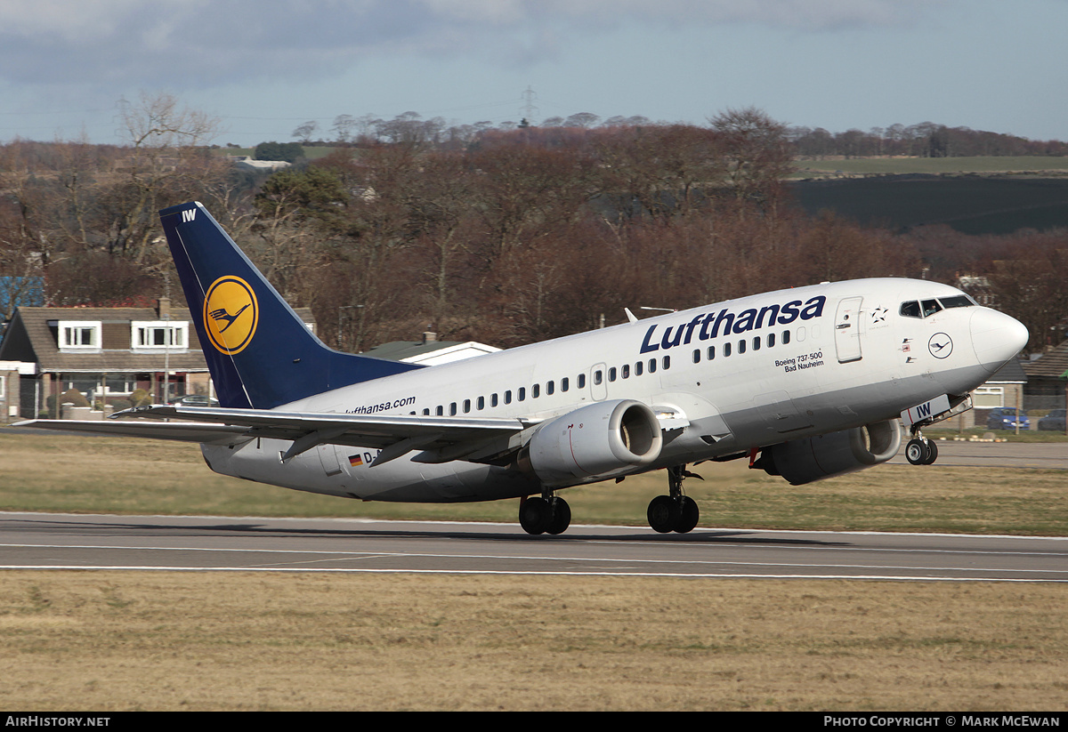 Aircraft Photo of D-ABIW | Boeing 737-530 | Lufthansa | AirHistory.net #308632