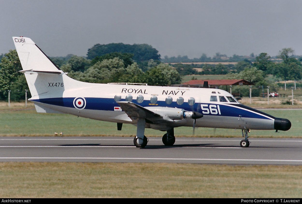 Aircraft Photo of XX476 | Scottish Aviation HP-137 Jetstream T2 | UK - Navy | AirHistory.net #308636