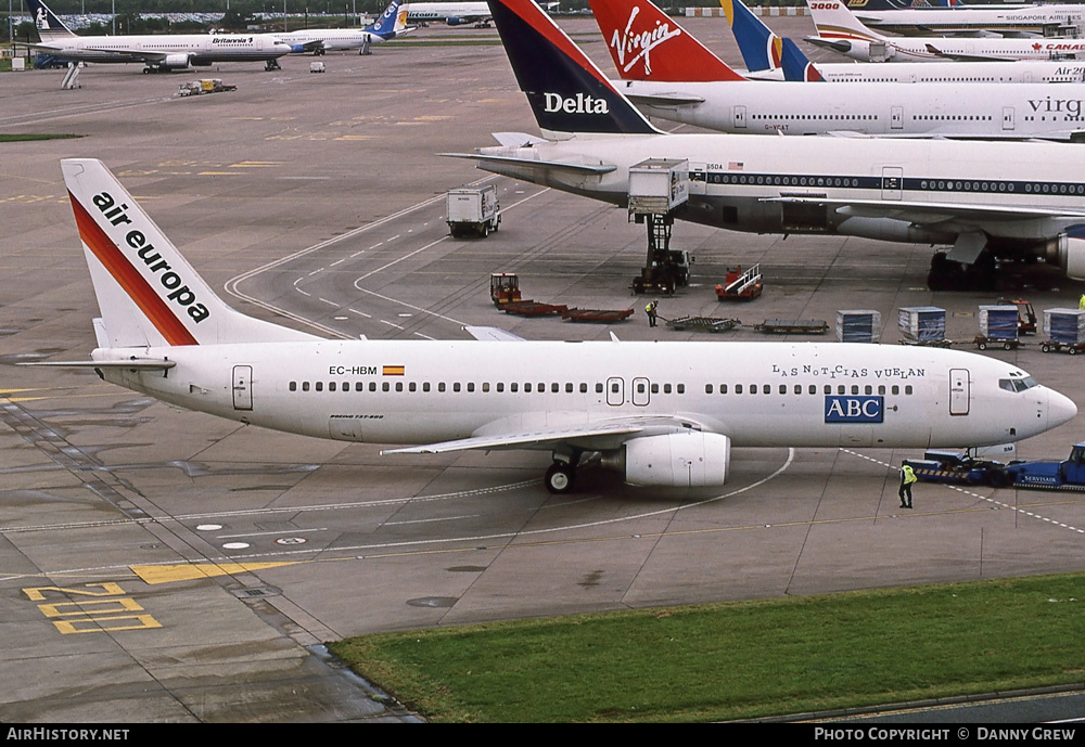 Aircraft Photo of EC-HBM | Boeing 737-85P | Air Europa | AirHistory.net #308637