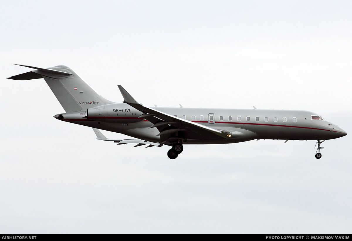 Aircraft Photo of OE-LGX | Bombardier Global Express (BD-700-1A10) | VistaJet | AirHistory.net #308679