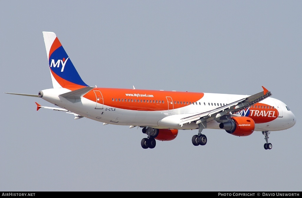 Aircraft Photo of G-CTLA | Airbus A321-231 | MyTravel Airways | AirHistory.net #308702