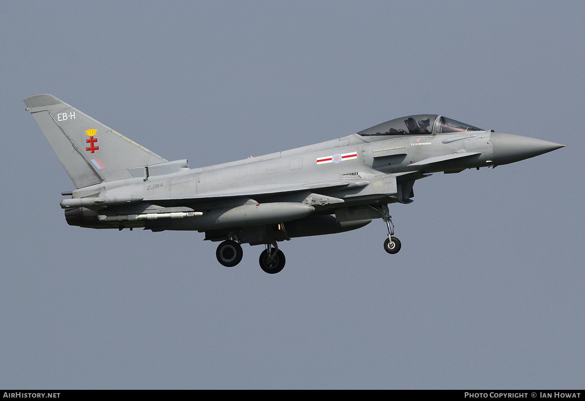 Aircraft Photo of ZJ914 | Eurofighter EF-2000 Typhoon FGR4 | UK - Air Force | AirHistory.net #308715
