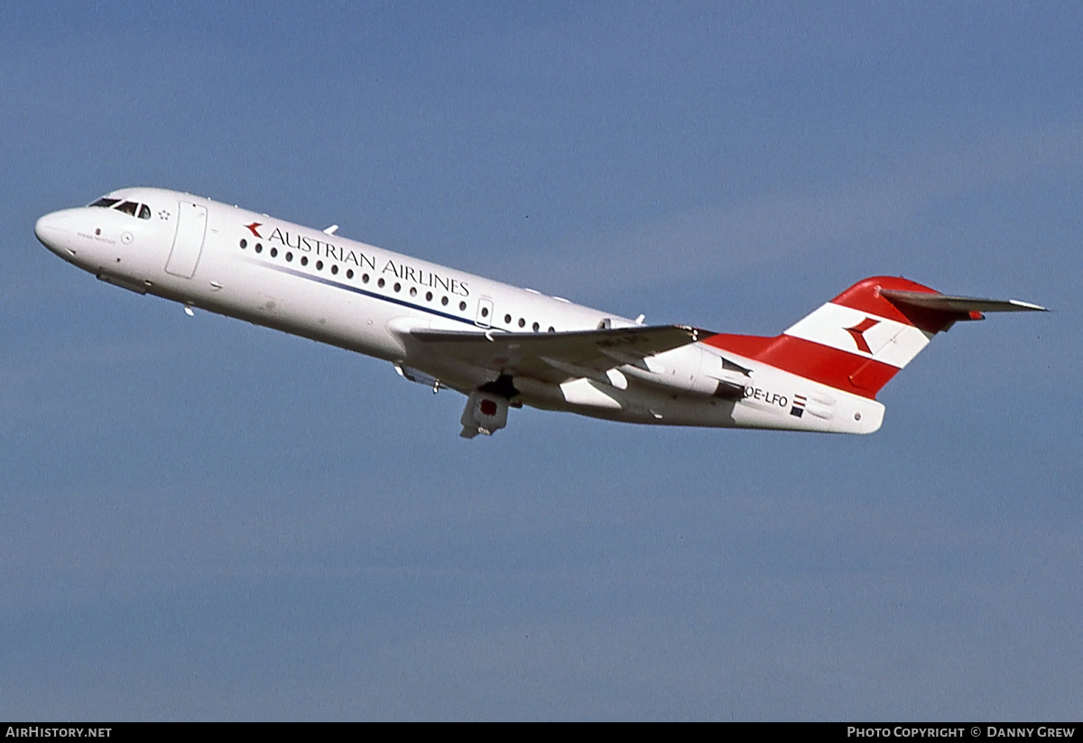 Aircraft Photo of OE-LFO | Fokker 70 (F28-0070) | Austrian Airlines | AirHistory.net #308729