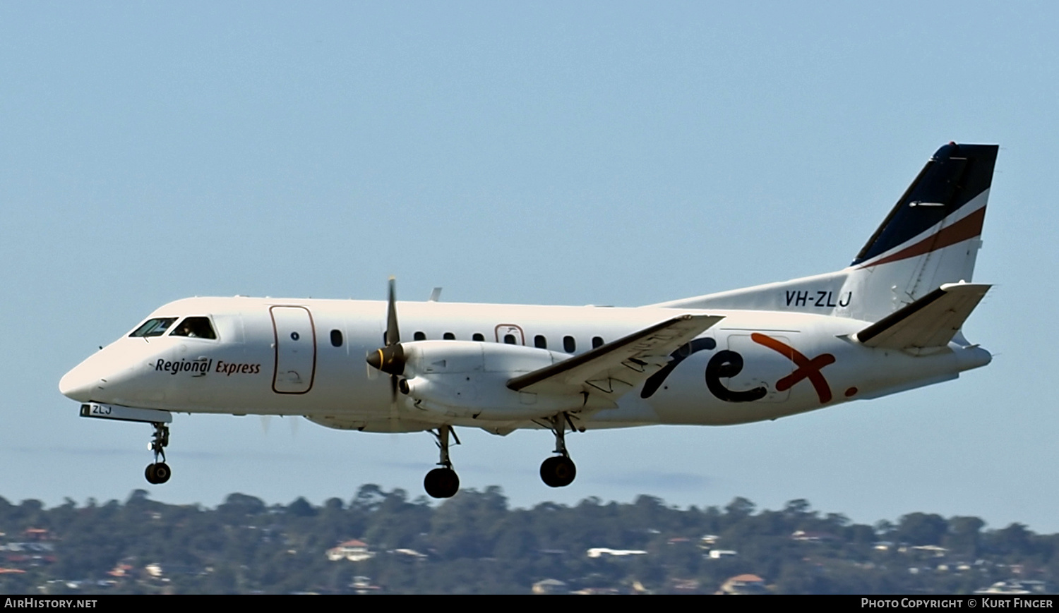 Aircraft Photo of VH-ZLJ | Saab 340B | REX - Regional Express | AirHistory.net #308733