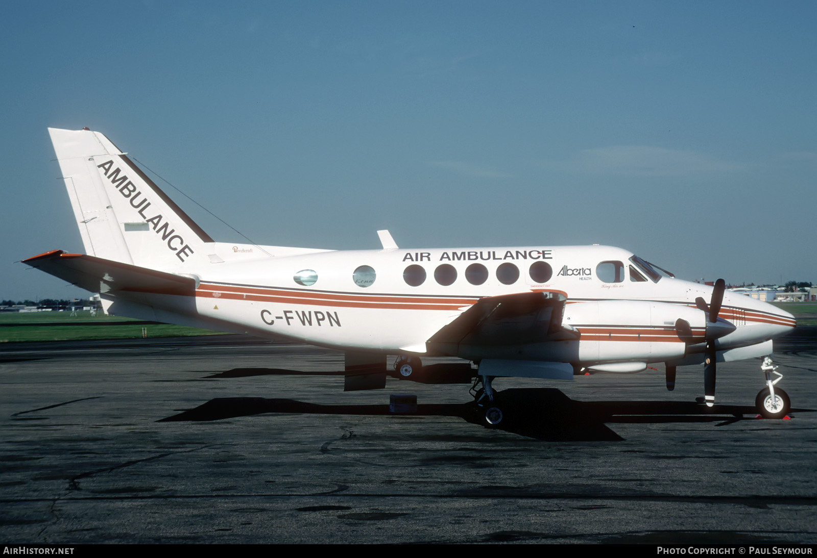 Aircraft Photo of C-FWPN | Beech 100 King Air | Alberta Health Services | AirHistory.net #308739