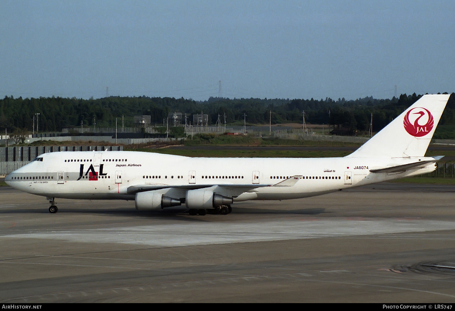 Aircraft Photo of JA8074 | Boeing 747-446 | Japan Airlines - JAL | AirHistory.net #308762