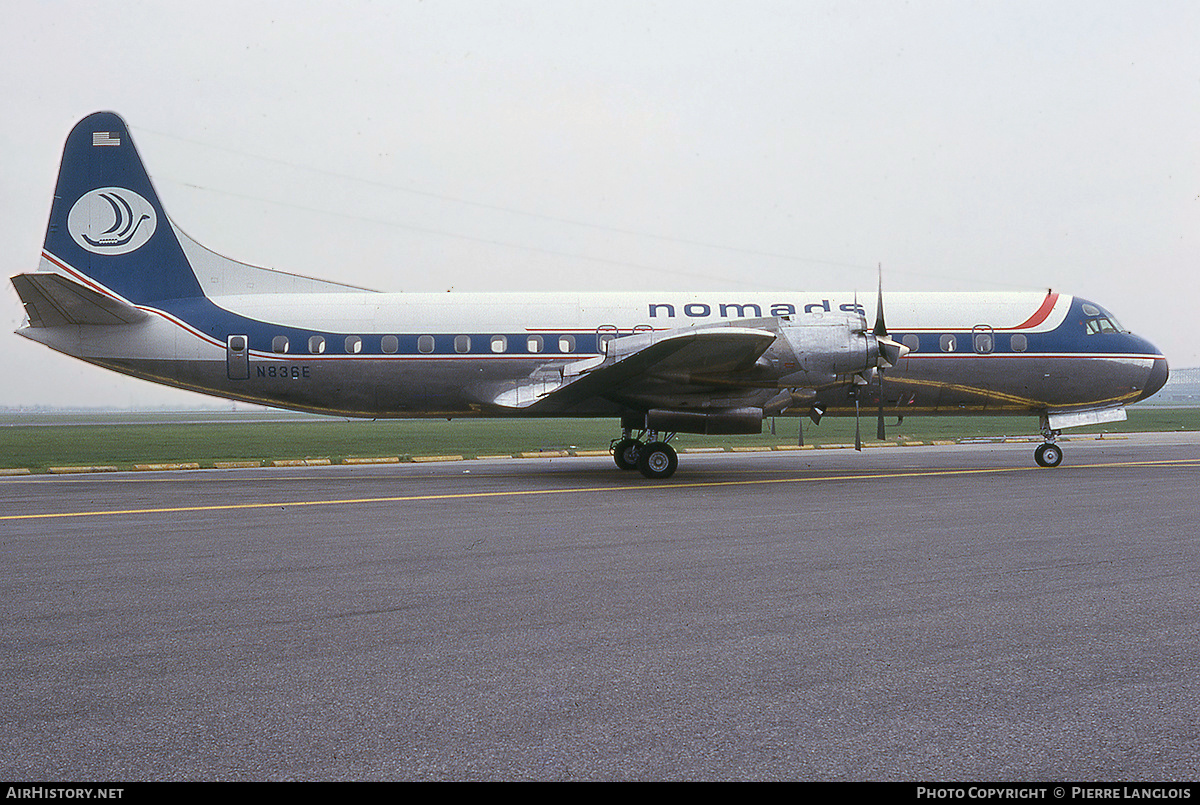 Aircraft Photo of N836E | Lockheed L-188C Electra | Nomads Travel Club | AirHistory.net #308767