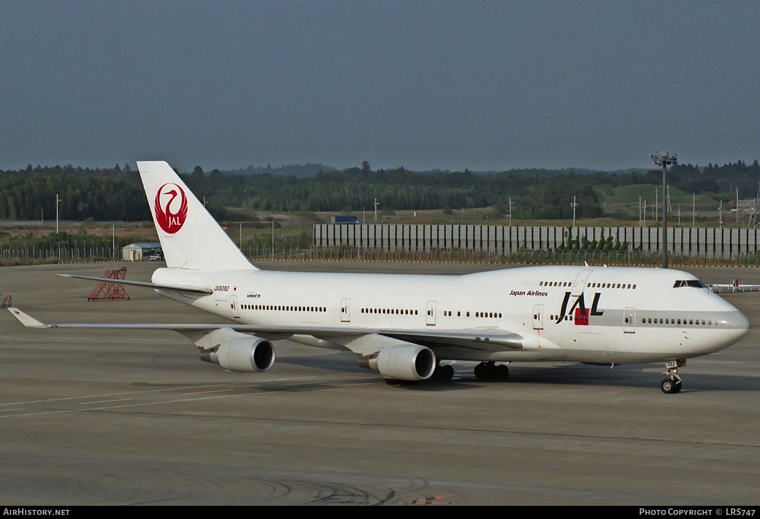 Aircraft Photo of JA8082 | Boeing 747-446 | Japan Airlines - JAL | AirHistory.net #308768