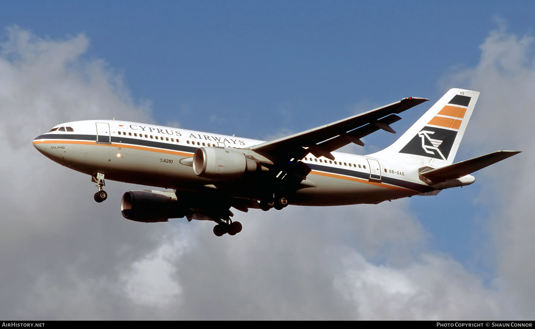 Aircraft Photo of 5B-DAS | Airbus A310-203 | Cyprus Airways | AirHistory.net #308785