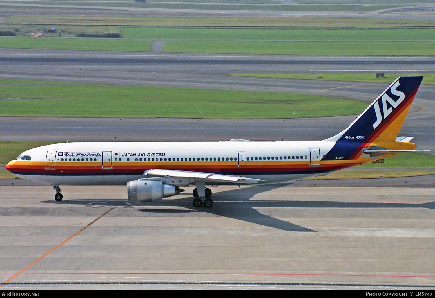 Aircraft Photo of JA8293 | Airbus A300B4-203 | Japan Air System - JAS | AirHistory.net #308794