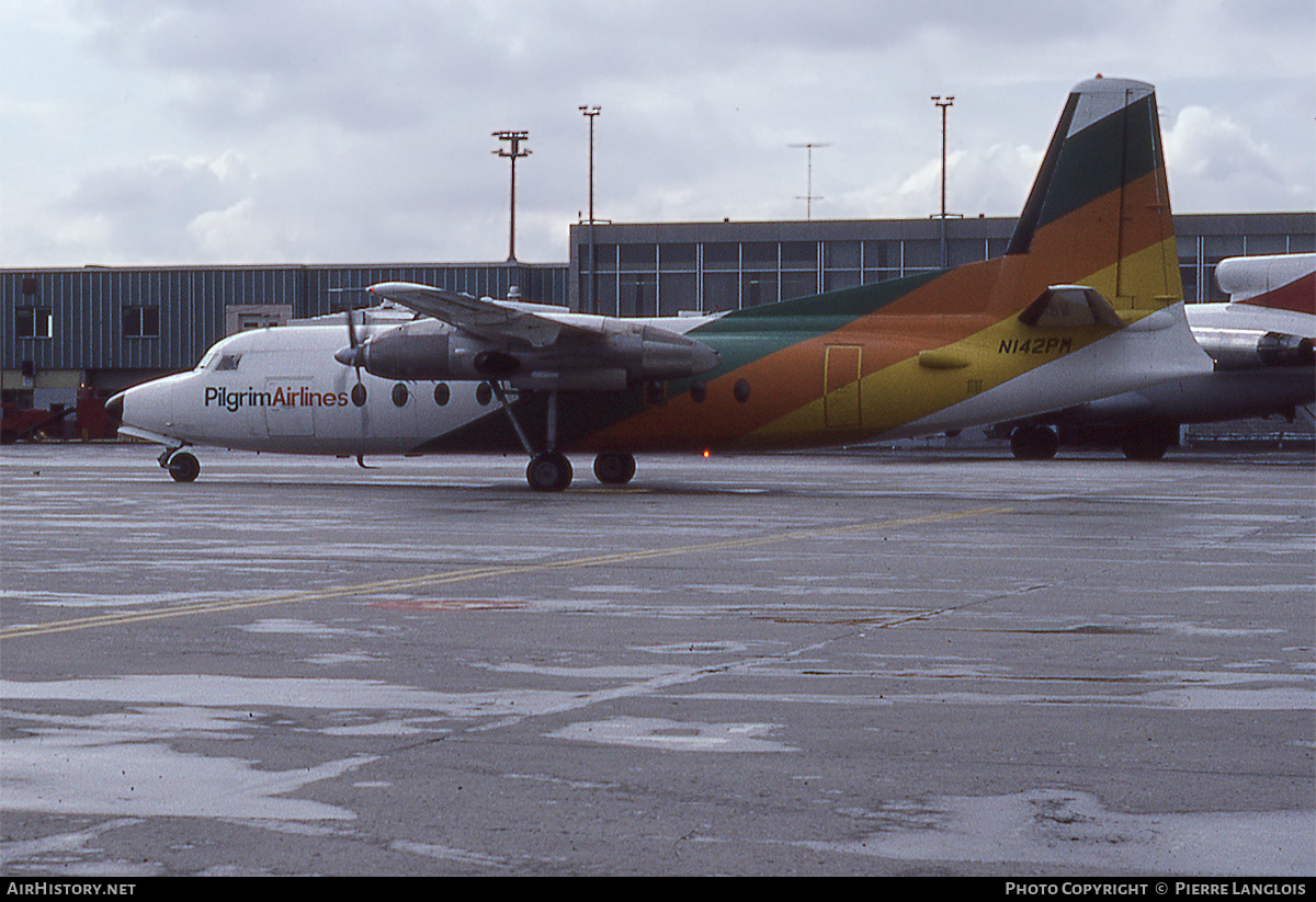 Aircraft Photo of N142PM | Fokker F27-100 Friendship | Pilgrim Airlines | AirHistory.net #308809