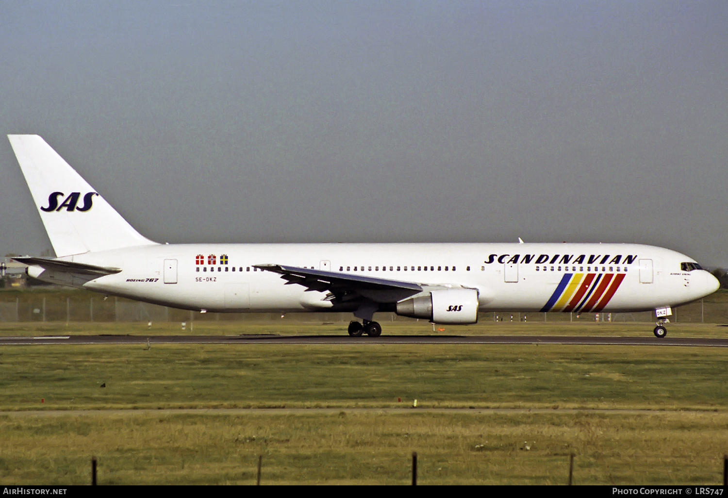 Aircraft Photo of SE-DKZ | Boeing 767-3Y0/ER | Scandinavian Airlines - SAS | AirHistory.net #308810