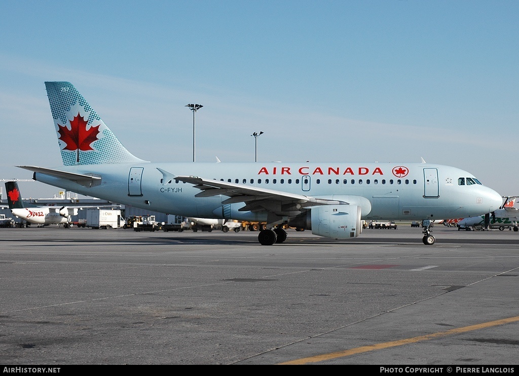 Aircraft Photo of C-FYJH | Airbus A319-114 | Air Canada | AirHistory.net #308822