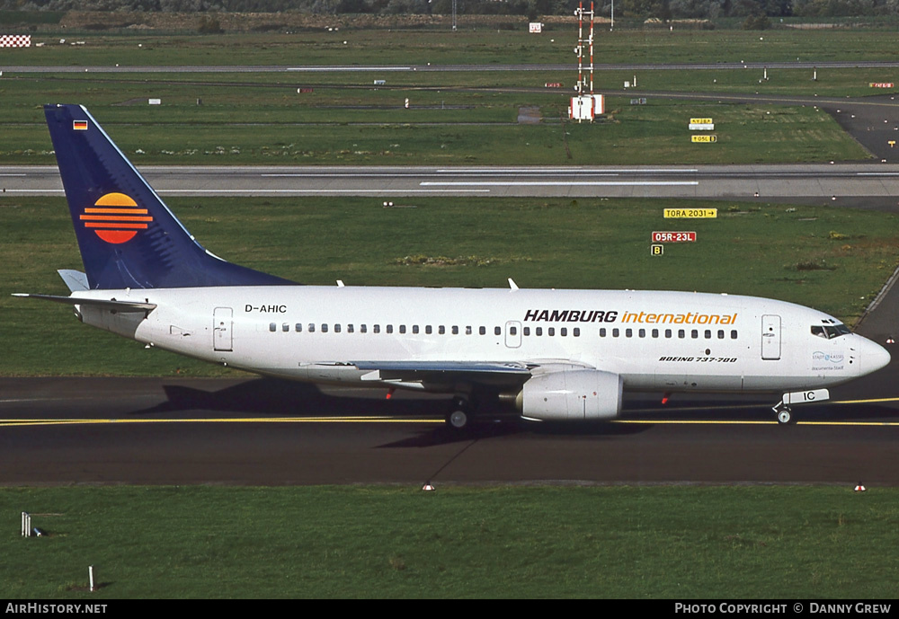 Aircraft Photo of D-AHIC | Boeing 737-7BK | Hamburg International | AirHistory.net #308900