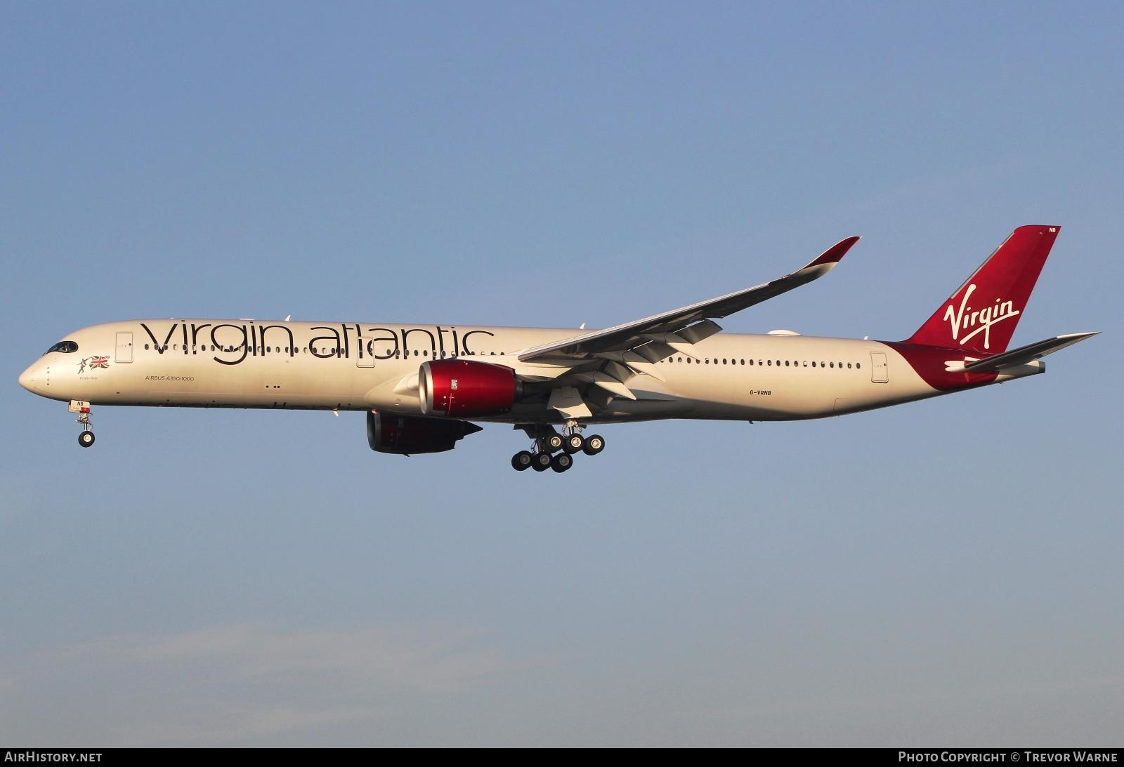 Aircraft Photo of G-VRNB | Airbus A350-1041 | Virgin Atlantic Airways | AirHistory.net #308912