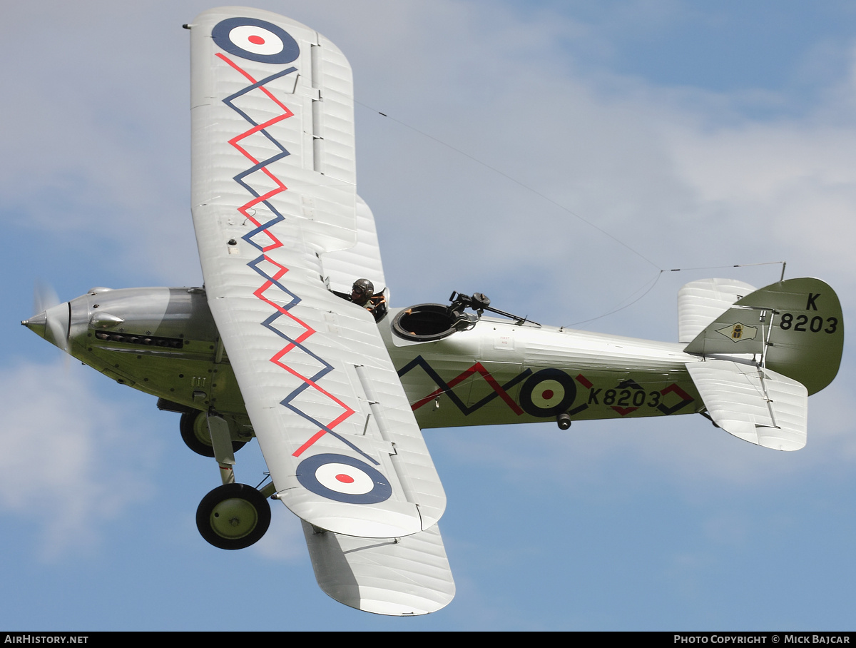 Aircraft Photo of G-BTVE / K8203 | Hawker Demon | UK - Air Force | AirHistory.net #308943