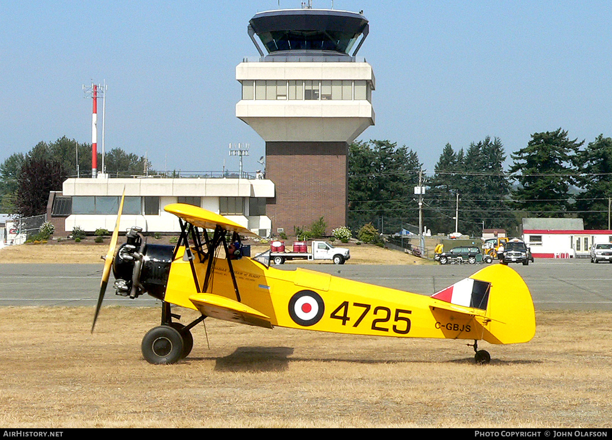 Aircraft Photo of C-GBJS | Fleet 16B Finch Mk2 | Canada - Air Force | AirHistory.net #308950