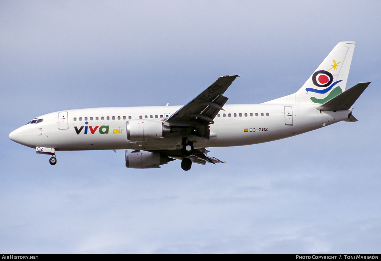 Aircraft Photo of EC-GGZ | Boeing 737-36E | Viva Air | AirHistory.net #308952