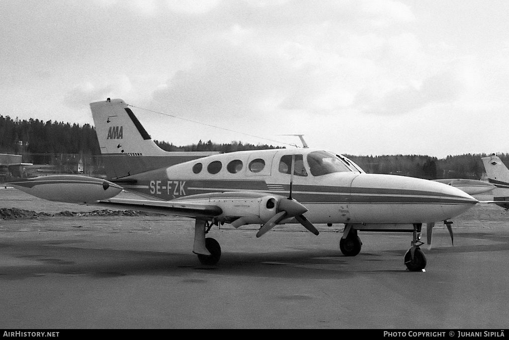 Aircraft Photo of SE-FZK | Cessna 402A | AirHistory.net #308960
