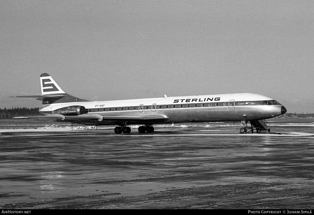 Aircraft Photo of OY-SAD | Aerospatiale SE-210 Caravelle 12 | Sterling Airways | AirHistory.net #308980