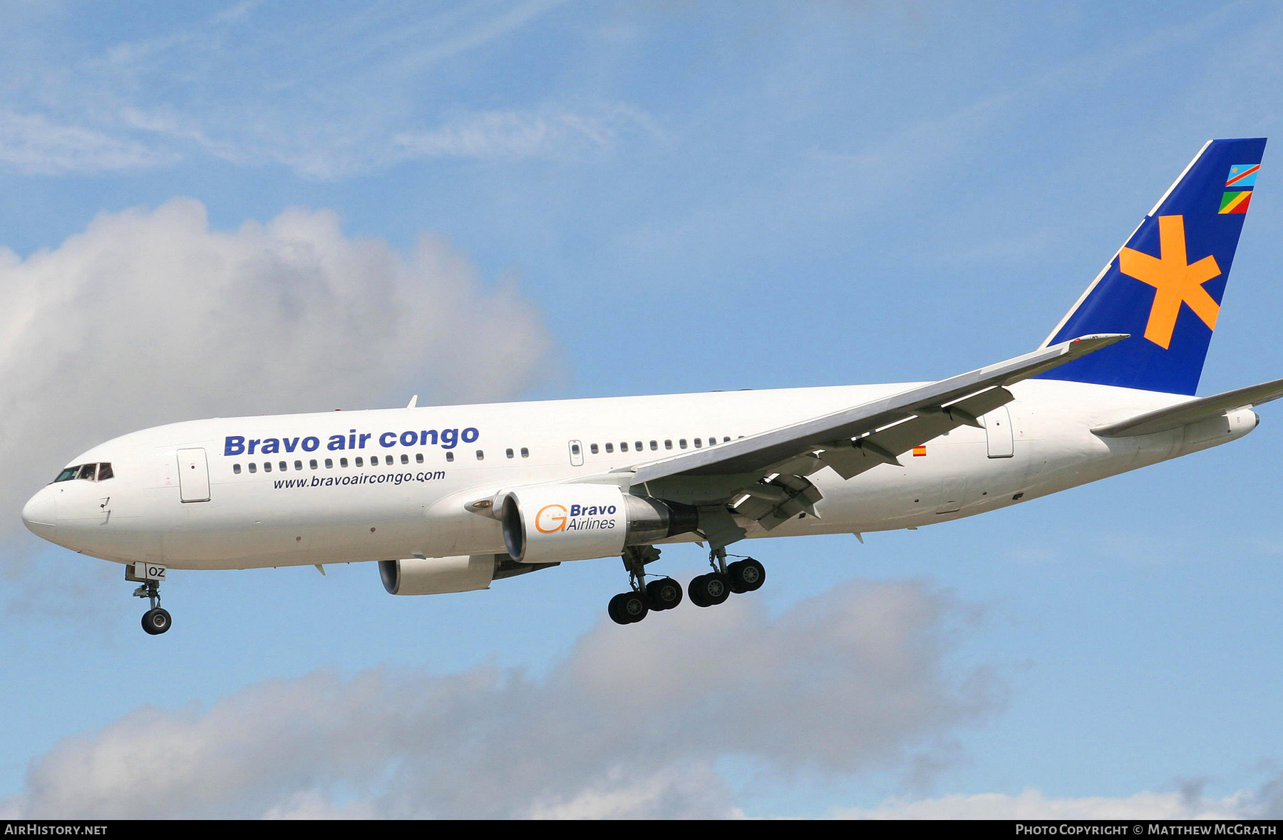 Aircraft Photo of EC-JOZ | Boeing 767-219/ER | Bravo Air Congo | AirHistory.net #308985