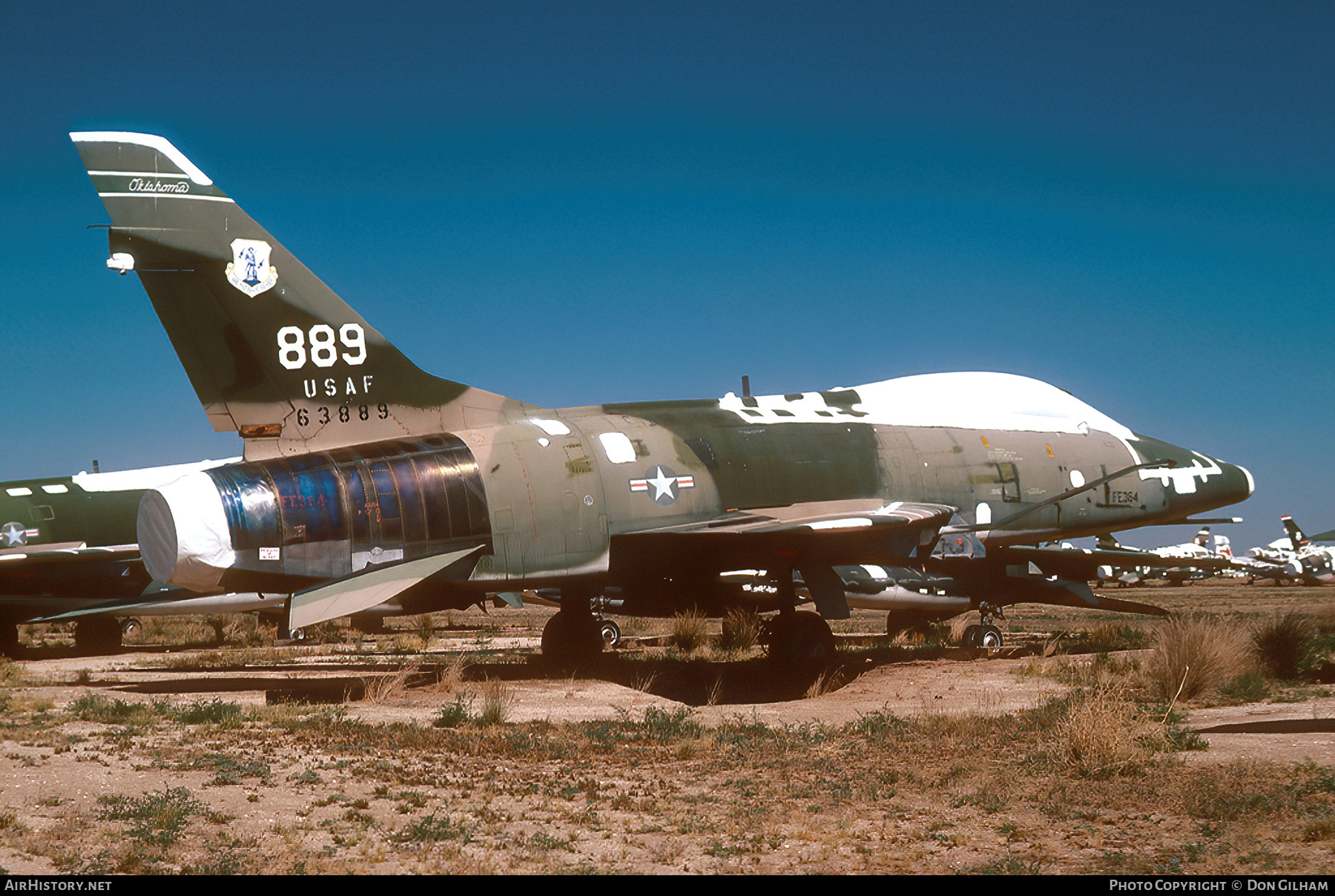 Aircraft Photo of 56-3889 | North American F-100F Super Sabre | USA - Air Force | AirHistory.net #308988