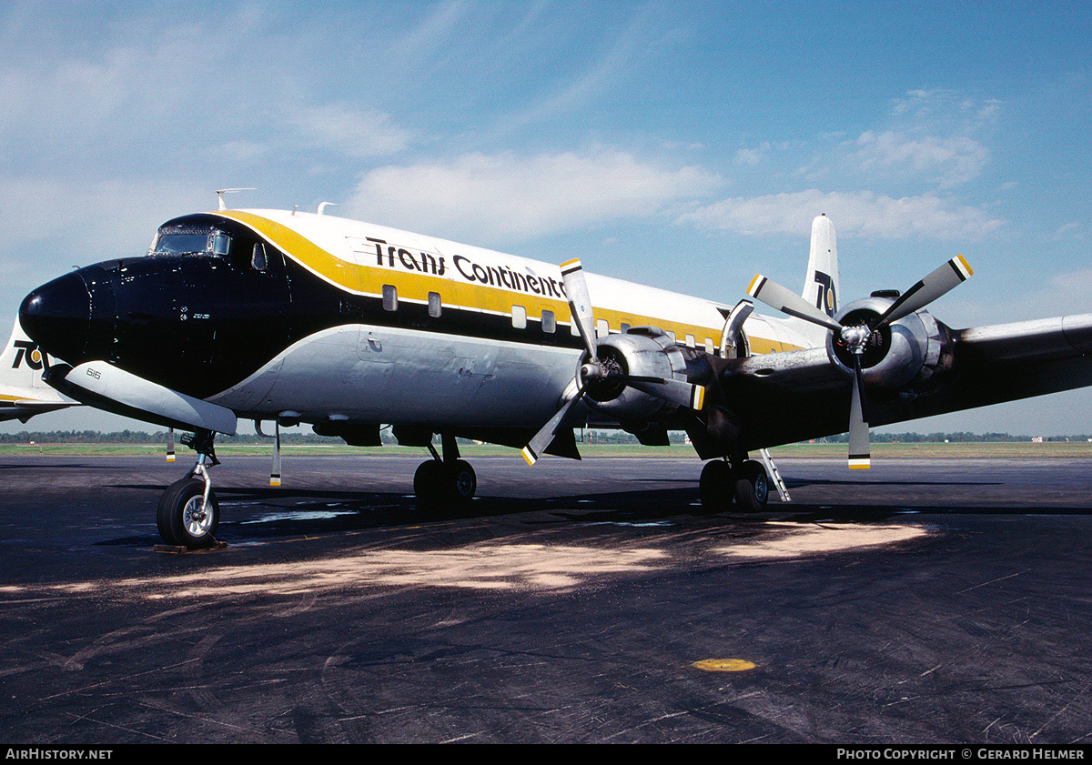 Aircraft Photo of N616SE | Douglas DC-6A | Trans Continental Airlines | AirHistory.net #308990