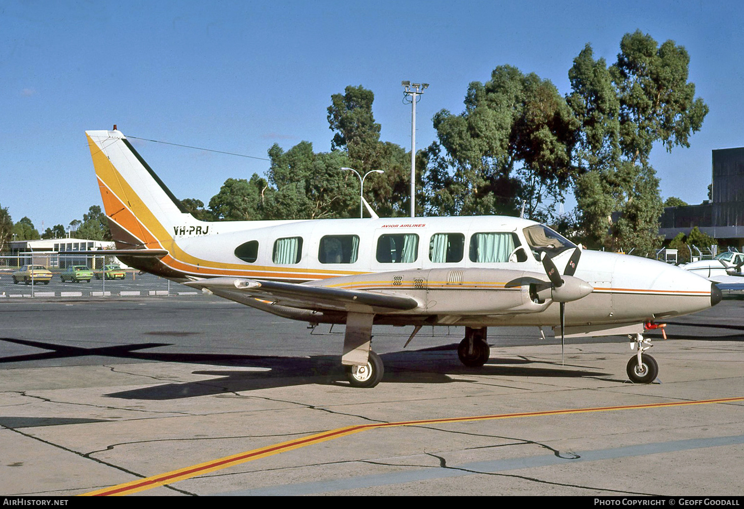 Aircraft Photo of VH-PRJ | Piper PA-31-350 Navajo Chieftain | Avior Airlines | AirHistory.net #309008