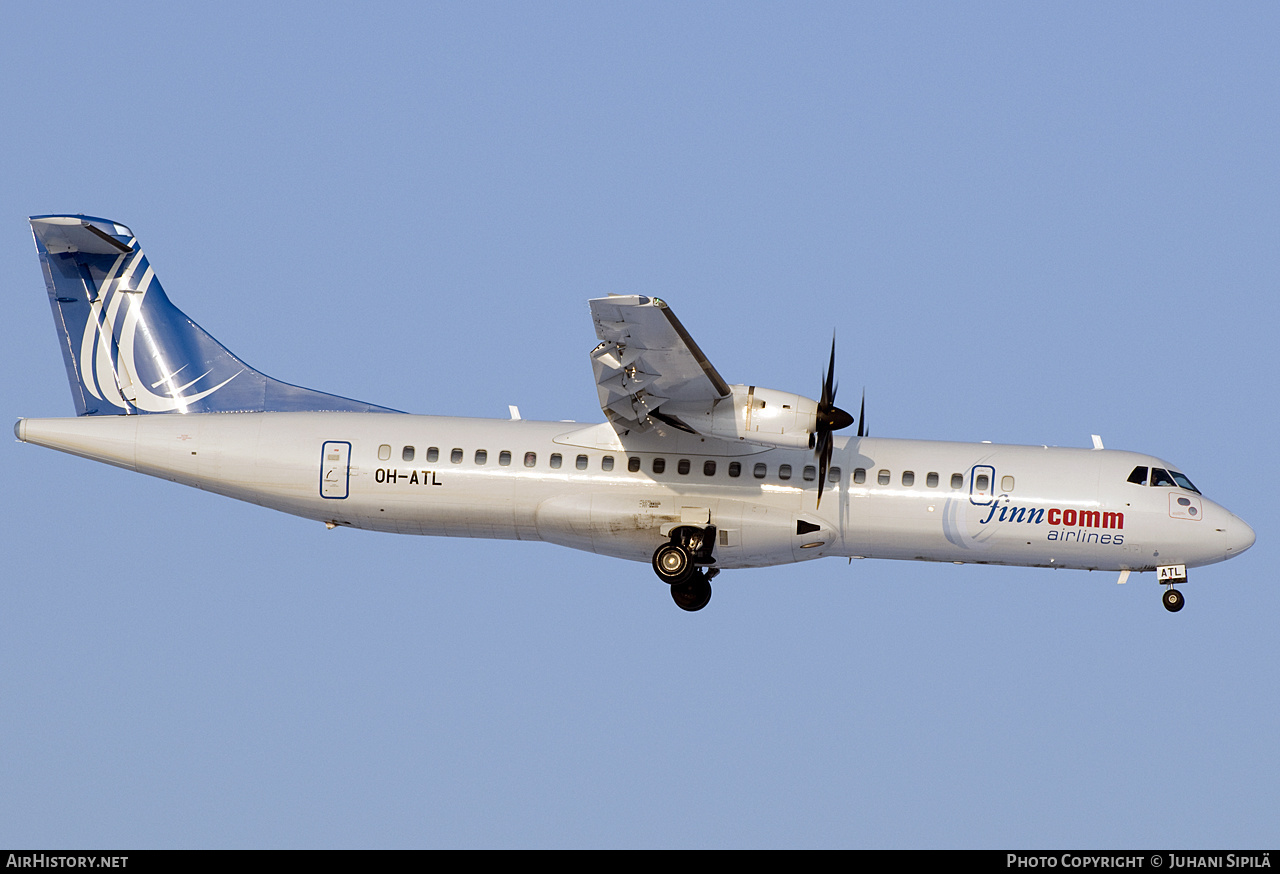 Aircraft Photo of OH-ATL | ATR ATR-72-500 (ATR-72-212A) | Finncomm Airlines | AirHistory.net #309034