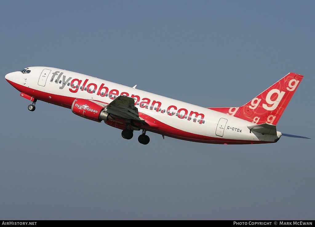 Aircraft Photo of G-OTDA | Boeing 737-31S | Flyglobespan | AirHistory.net #309055