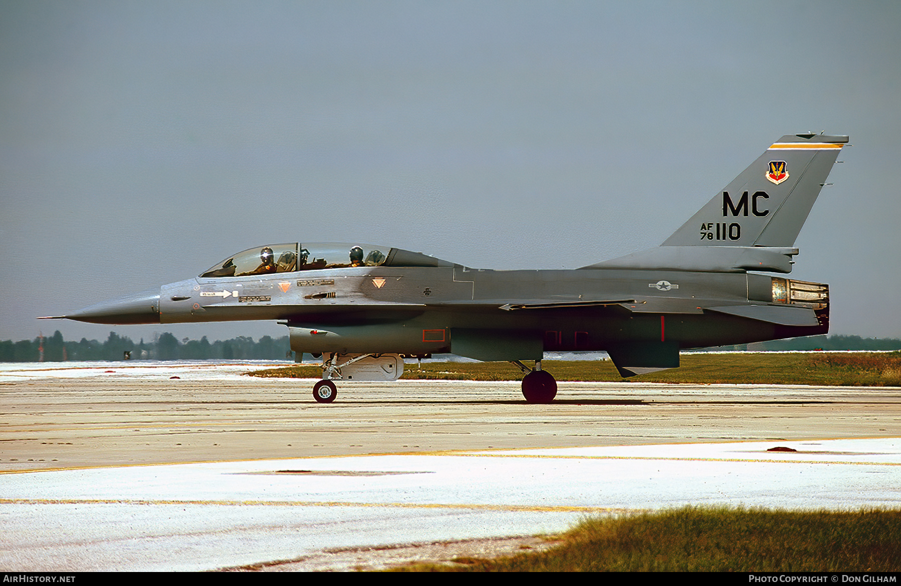 Aircraft Photo of 78-0110 / AF78-110 | General Dynamics F-16B Fighting Falcon | USA - Air Force | AirHistory.net #309091