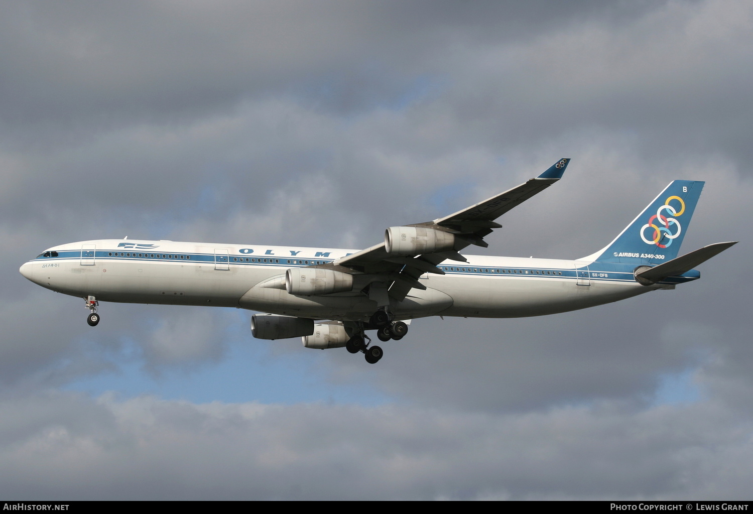 Aircraft Photo of SX-DFB | Airbus A340-313 | Olympic | AirHistory.net #309092