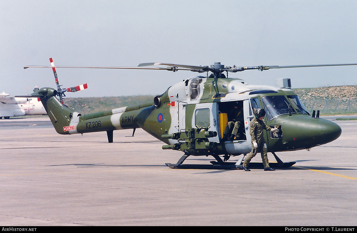 Aircraft Photo of XZ206 | Westland WG-13 Lynx AH7 | UK - Army | AirHistory.net #309103