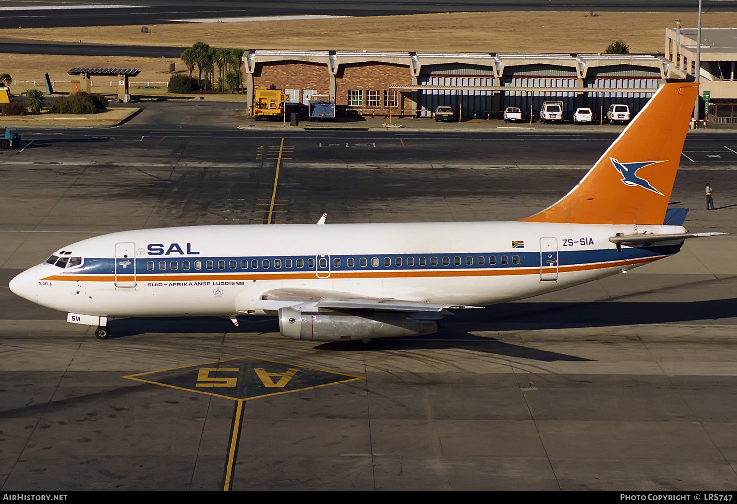 Aircraft Photo of ZS-SIA | Boeing 737-244/Adv | South African Airways - Suid-Afrikaanse Lugdiens | AirHistory.net #309123