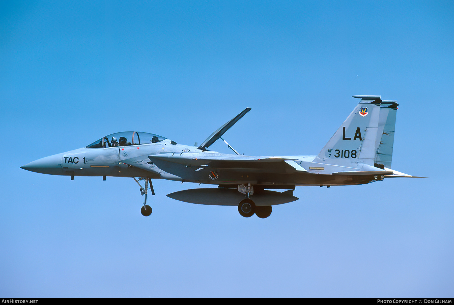 Aircraft Photo of 73-0108 / AF7-3108 | McDonnell Douglas F-15B Eagle | USA - Air Force | AirHistory.net #309133