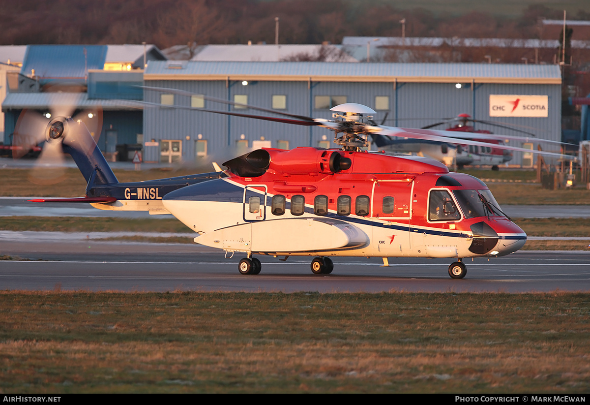Aircraft Photo of G-WNSL | Sikorsky S-92A | CHC Helicopters | AirHistory.net #309145