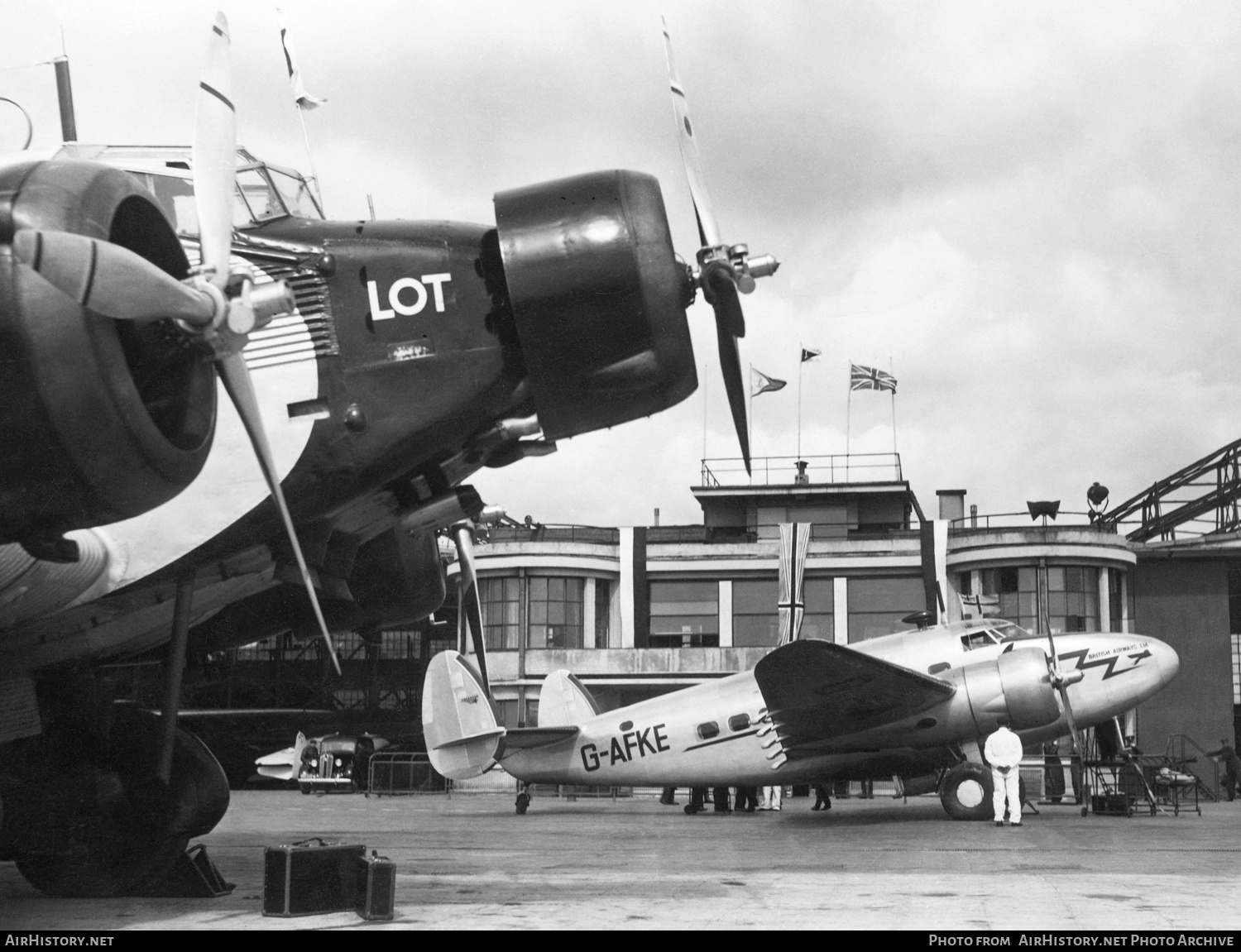 Aircraft Photo of G-AFKE | Lockheed 14-WF62 Super Electra | British Airways | AirHistory.net #309148