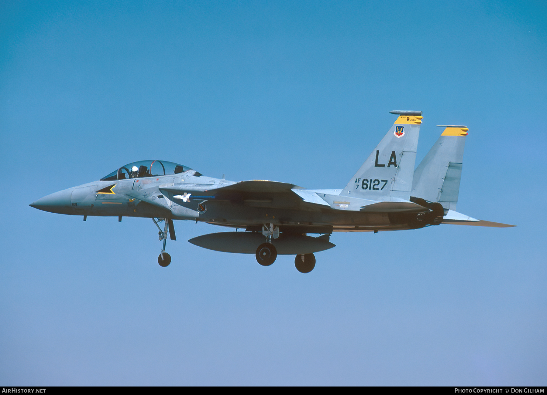 Aircraft Photo of 76-0127 / AF7-6127 | McDonnell Douglas F-15B Eagle | USA - Air Force | AirHistory.net #309154