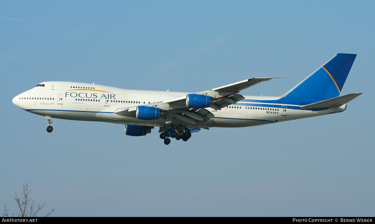 Aircraft Photo of N362FC | Boeing 747-236B(SF) | Focus Air | AirHistory.net #309158