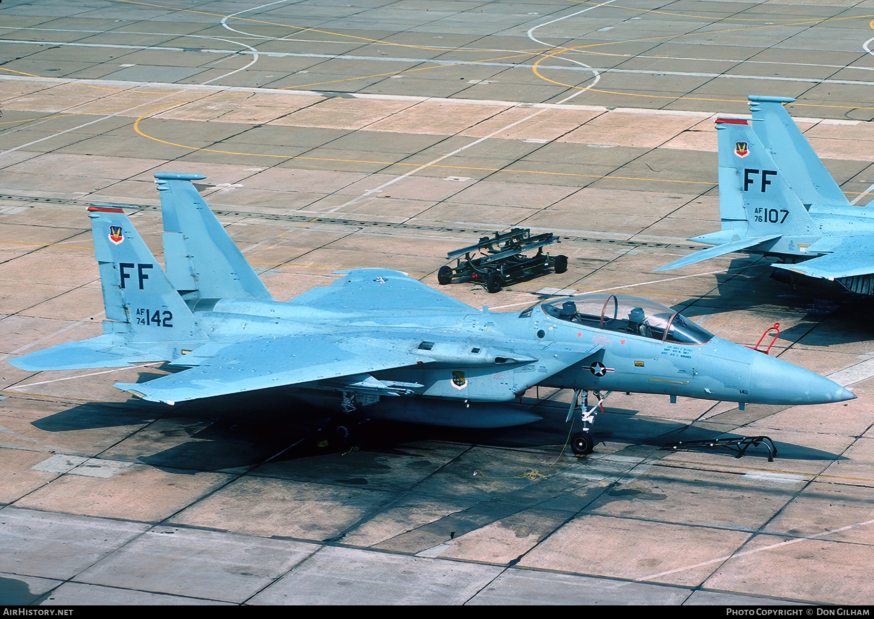 Aircraft Photo of 74-0142 / AF74-142 | McDonnell Douglas F-15B Eagle | USA - Air Force | AirHistory.net #309170