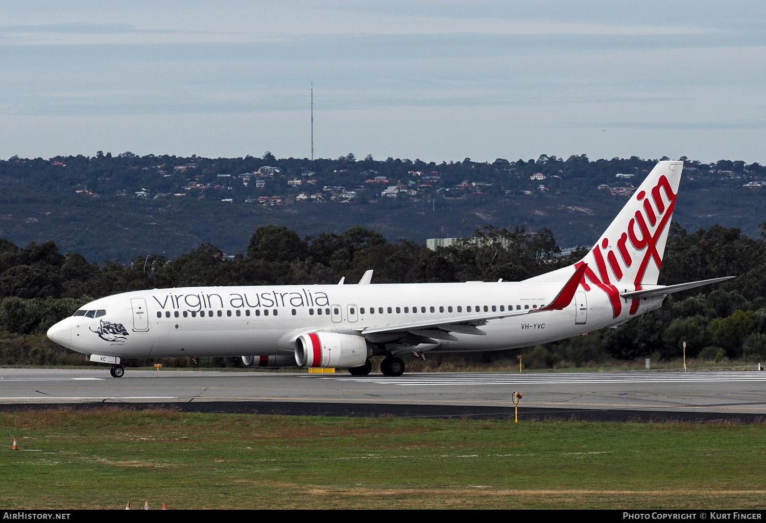 Aircraft Photo of VH-YVC | Boeing 737-8FE | Virgin Australia Airlines | AirHistory.net #309189