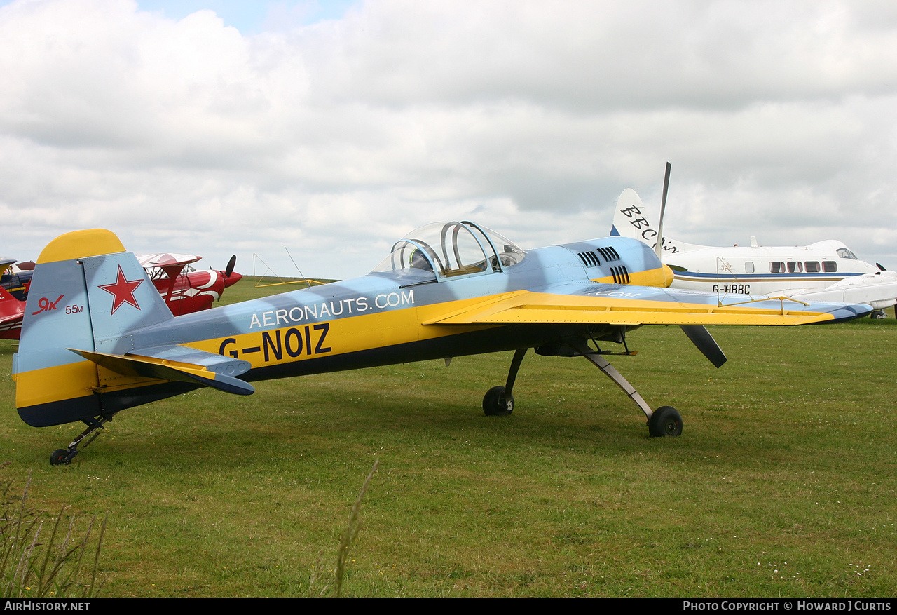 Aircraft Photo of G-NOIZ | Yakovlev Yak-55M | Aeronauts | AirHistory.net #309190