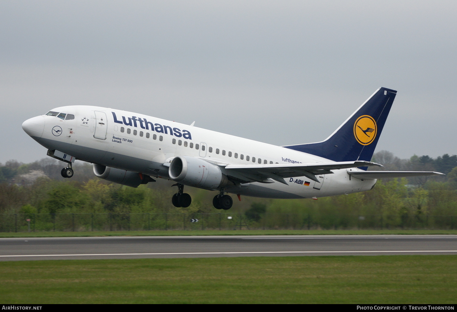 Aircraft Photo of D-ABII | Boeing 737-530 | Lufthansa | AirHistory.net #309193