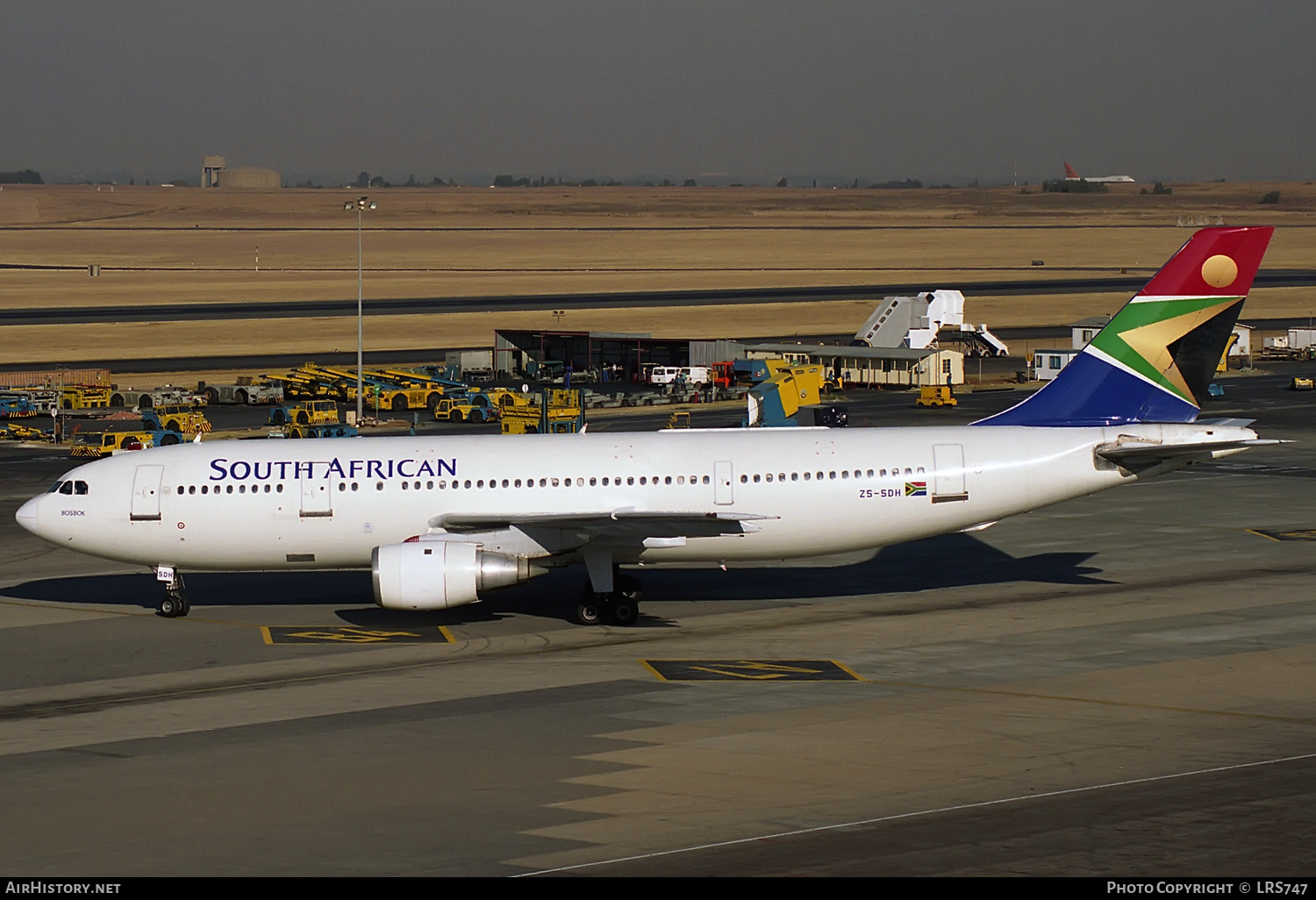 Aircraft Photo of ZS-SDH | Airbus A300B4-203 | South African Airways | AirHistory.net #309203