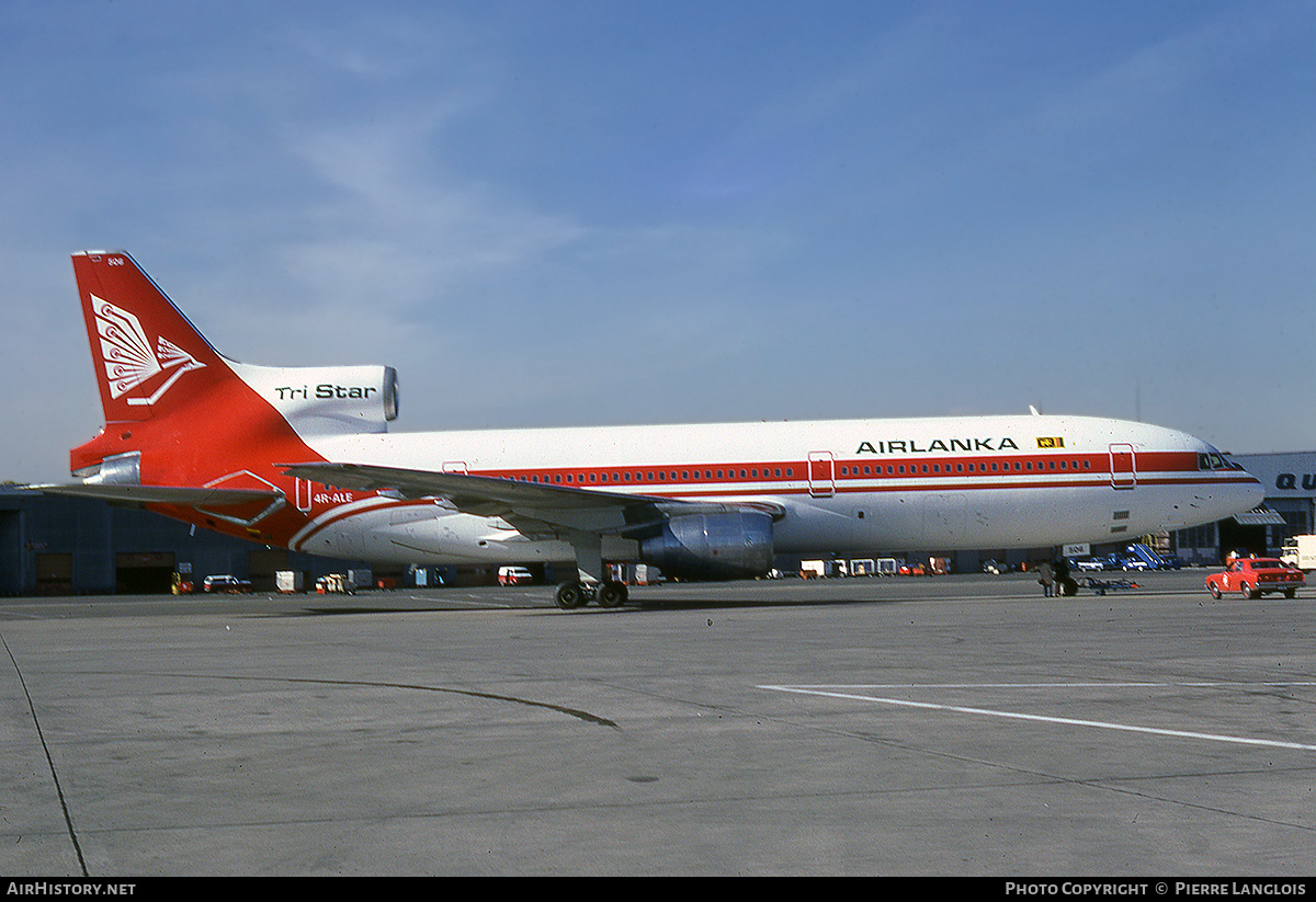 Aircraft Photo of 4R-ALE | Lockheed L-1011-385-1 TriStar 1 | AirLanka | AirHistory.net #309206