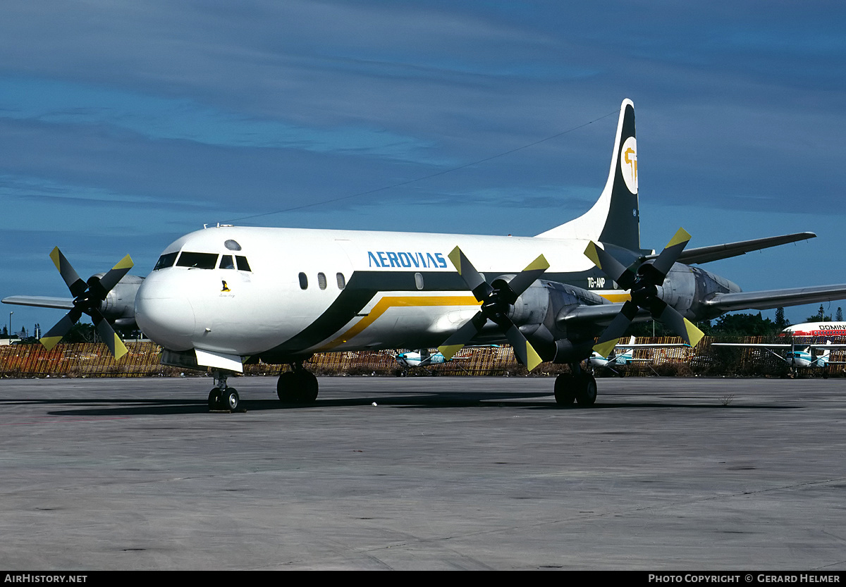 Aircraft Photo of TG-ANP | Lockheed L-188C Electra | Aerovias | AirHistory.net #309209