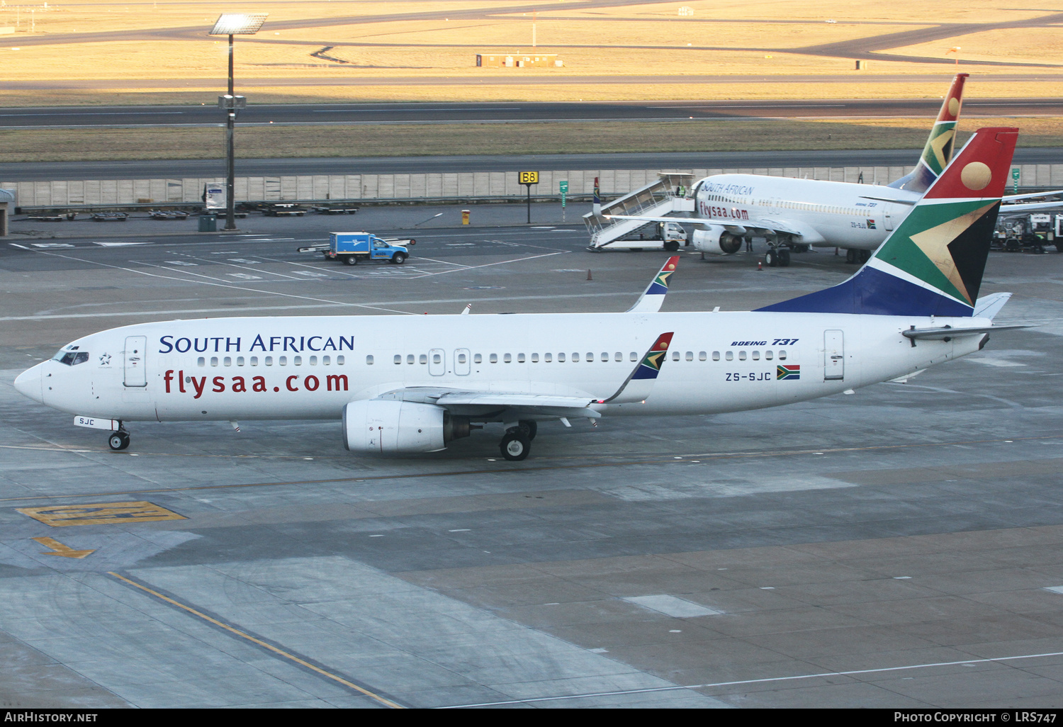 Aircraft Photo of ZS-SJC | Boeing 737-85F | South African Airways | AirHistory.net #309224